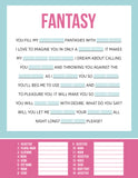 Naughty Mad Libs - Letter Sized, Instant Download PDF