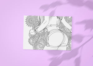 Harness & Chains Coloring Page - Printable