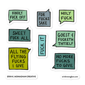 VerySweary™️ F*ck It Sticker Pack 2