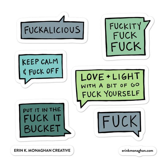 VerySweary™️ F*ck It Sticker Pack