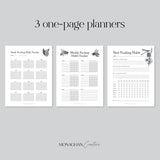 Habit Tracker Printable Bundle - VerySweary Habit Tracker Inserts - Letter Sized, Instant Download PDF for Small Business