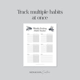 Habit Tracker Printable Bundle - VerySweary Habit Tracker Inserts - Letter Sized, Instant Download PDF for Small Business